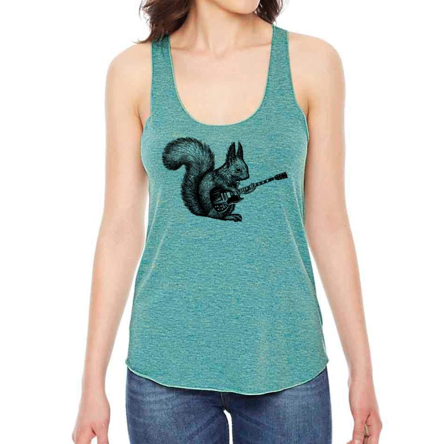 Rock & Roll Squirrel racerback