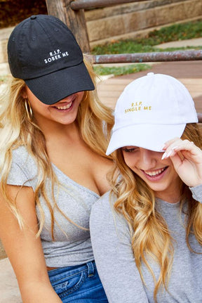 R.I.P. Single Me | R.I.P. Sober Me - Bachelorette party dad hats