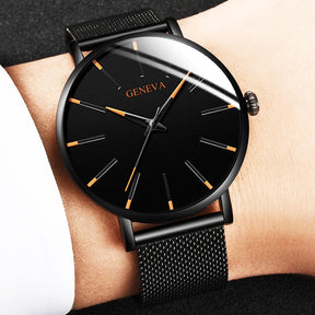 Minimalist Stainless Steel Mens Watch