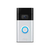 Ring Video Doorbell - 1080p HD video, improved motion detection, easy installation – Satin Nickel