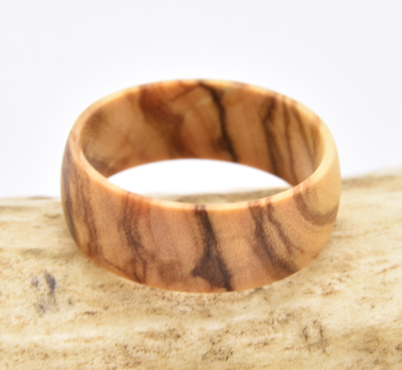 Natural Olive Wood Ring