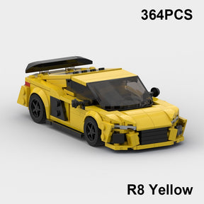 RS6 Avant R8 GT3 RS7 Speed Sports Car Building Blocks Toy