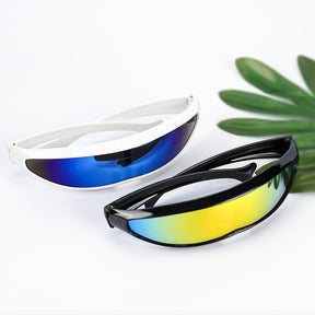 Futuristic Narrow Cyclops Sunglasses