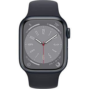 Apple Watch Series 8 [GPS + Cellular, 45mm] - Midnight Aluminum Case with Midnight Sport Band, M/L (Renewed)