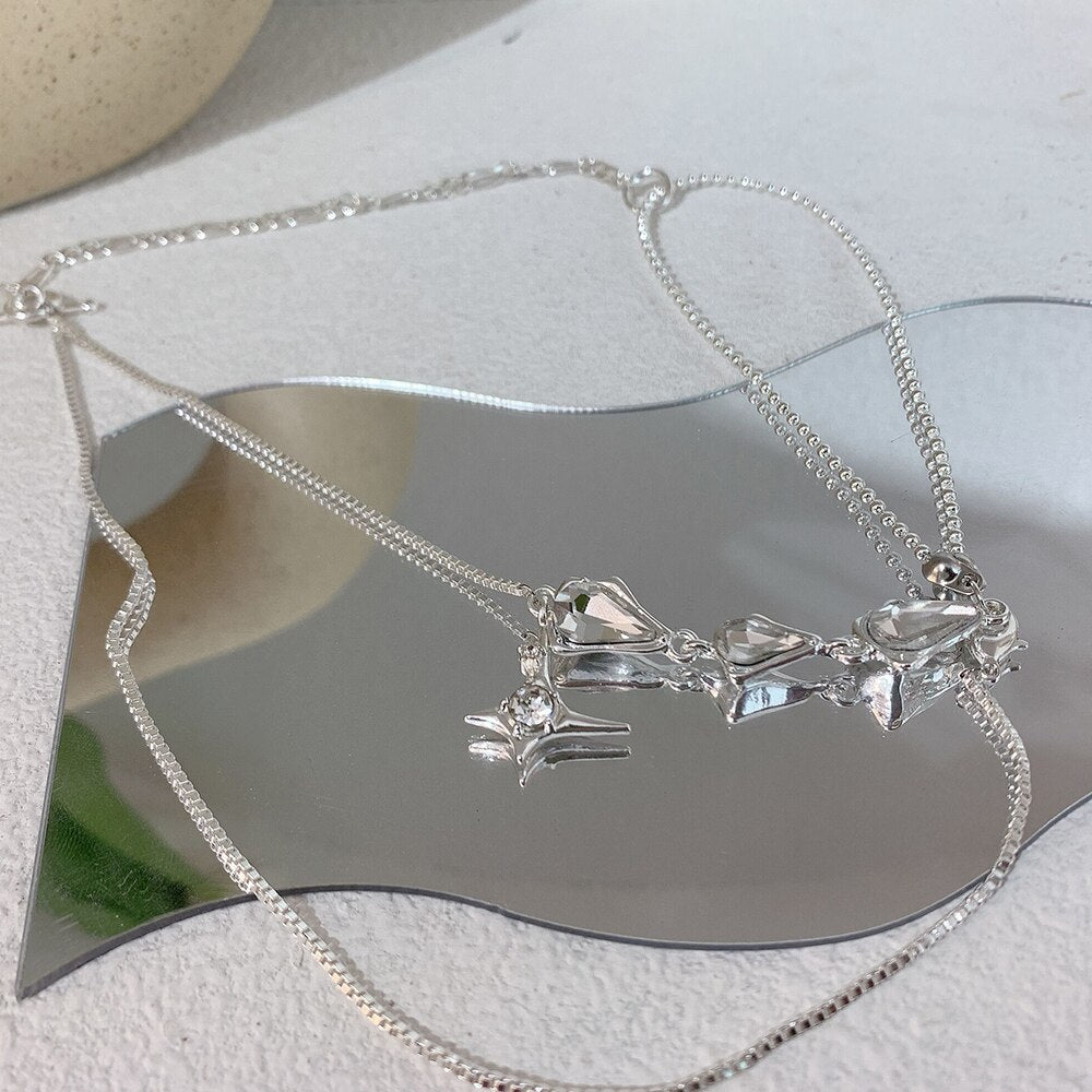 Water Drop Crystal Necklace