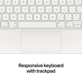 Apple Magic Keyboard: iPad Keyboard case for iPad Pro 11-inch (1st, 2nd, 3rd, 4th Generation) and iPad Air (4th, 5th Generation), Great Typing Experience, Built-in trackpad, US English - White