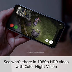 Ring Spotlight Cam Pro, Battery | 3D Motion Detection, Two-Way Talk with Audio+, and Dual-Band Wifi (2022 release) - White