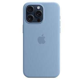 Apple iPhone 15 Pro Max Silicone Case with MagSafe - Winter Blue 