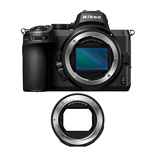 Nikon Z5 Mirrorless Digital Camera Body with Nikon FTZ Mount Adapter Bundle (2 Items)