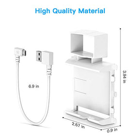 HOLACA Outlet Wall Mount for Ring Smart Lighting Bridge,Easily Be Moved-Saving Space-No Messy Wires and Screws