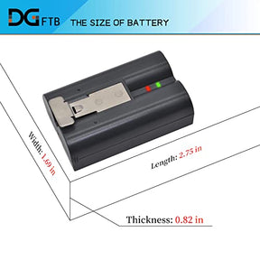 2PACK Battery Replacement For Video Ring-Doorbell Camera 1/2/3/4, Spotlight Camera, Rechargeable Upgraded Cam Batteries (2nd & 3rd Gen) Camera Indoor and Outdoor PN V4 1ICR19/66-2 6040mAh/22.046Wh (2)