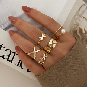 Boho Ring Set