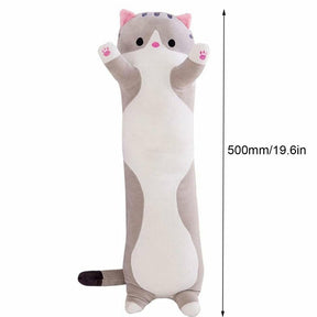 Cat Cuddly Toy Side Sleeper Pillow Children Plush Toy Cat Cushion Decorative Kitten Cute Plush Stuffed Toys Cute Gifts