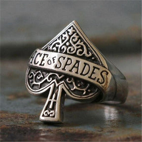 Ace Of Spades Poker Ring