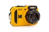 KODAK PIXPRO WPZ2 Rugged Waterproof Shockproof Dustproof WiFi Digital Camera 16MP 4X Optical Zoom 1080P Full HD Video Vlogging Camera 2.7" LCD (Yellow)