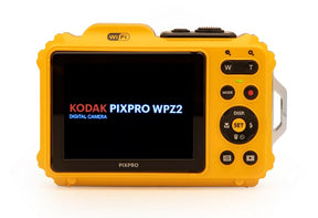 KODAK PIXPRO WPZ2 Rugged Waterproof Shockproof Dustproof WiFi Digital Camera 16MP 4X Optical Zoom 1080P Full HD Video Vlogging Camera 2.7" LCD (Yellow)