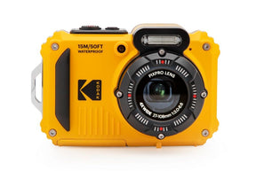 KODAK PIXPRO WPZ2 Rugged Waterproof Shockproof Dustproof WiFi Digital Camera 16MP 4X Optical Zoom 1080P Full HD Video Vlogging Camera 2.7" LCD (Yellow)