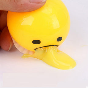 Squishy Puking Egg Yolk Stress Ball