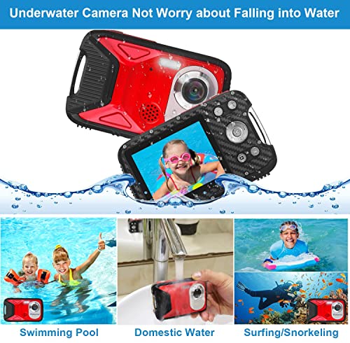 Waterproof Digital Camera with 32GB Card HD 1080P 36MP Compact Digital Camera for Kids Point and Shoot Camera Portable Camera for Teens Students Boys Girls Seniors