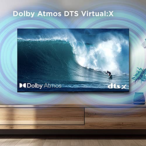 TCL 75-Inch Q6 QLED 4K Smart TV with Google (75Q650G, 2023 Model) Dolby Vision, Atmos, HDR Pro+, Game Accelerator Enhanced Gaming, Voice Remote, Works Alexa, Streaming UHD Television