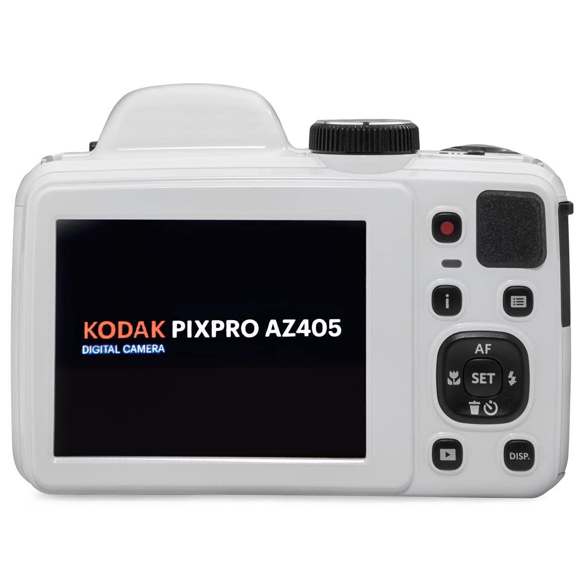 KODAK PIXPRO AZ405-WH 20MP Digital Camera 40X Optical Zoom 24mm Wide Angle Lens Optical Image Stabilization 1080P Full HD Video 3" LCD Vlogging Camera (White)