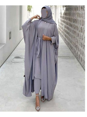 Women's Abaya Long Dress Set