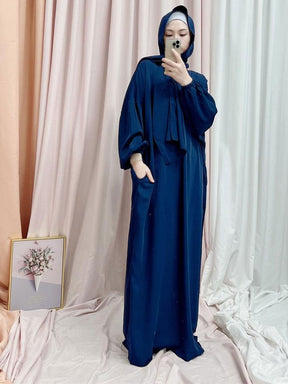 Hooded Abaya Long Dresses Women