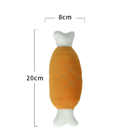 Pet Chicken Legs Plush Toy