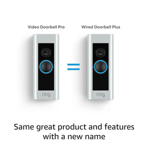 Ring Wired Doorbell Plus (Video Doorbell Pro) – Upgraded, with added security features and a sleek design (existing doorbell wiring required)