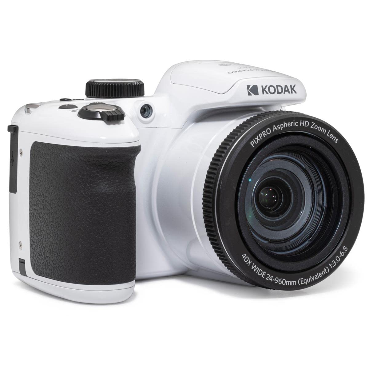 KODAK PIXPRO AZ405-WH 20MP Digital Camera 40X Optical Zoom 24mm Wide Angle Lens Optical Image Stabilization 1080P Full HD Video 3" LCD Vlogging Camera (White)