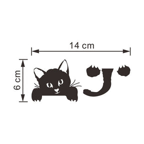 Lovely Cat Switch Wall Stickers