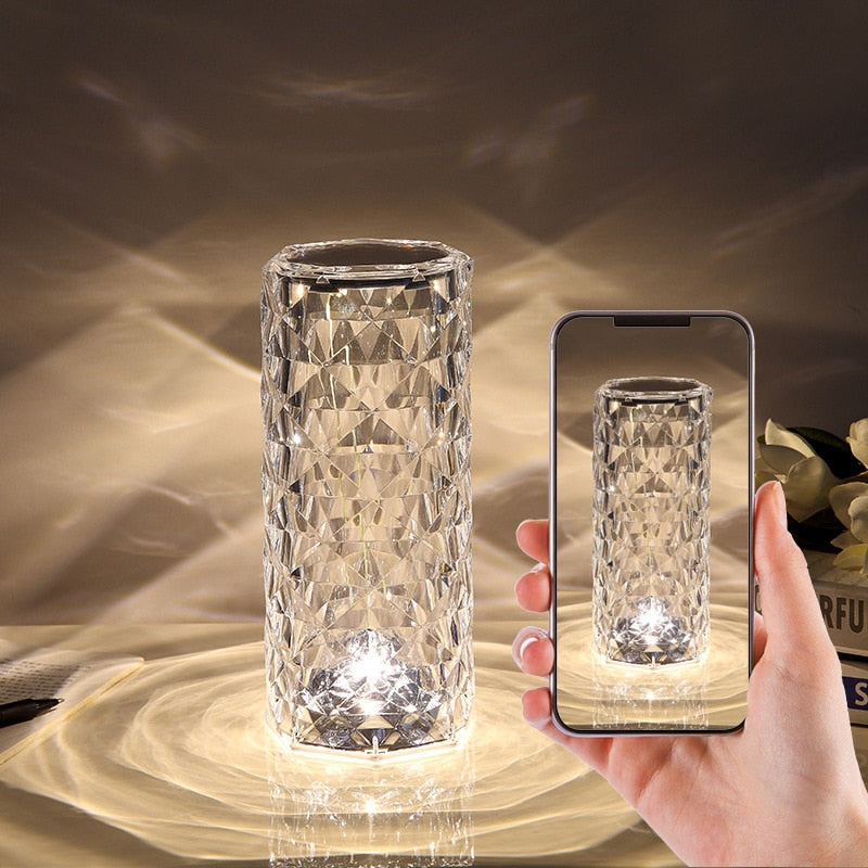 USB Touch Crystal Night Light