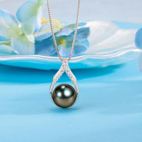 NONNYL Gifts Anniversary for Wife Women, Tahitian Black Pearl Necklaces,Mothers Day gifts for mom wife Mom Girlfriend Her Birthday day gifts Christmas day gifts Valentine's Day for her Jewelry Gifts