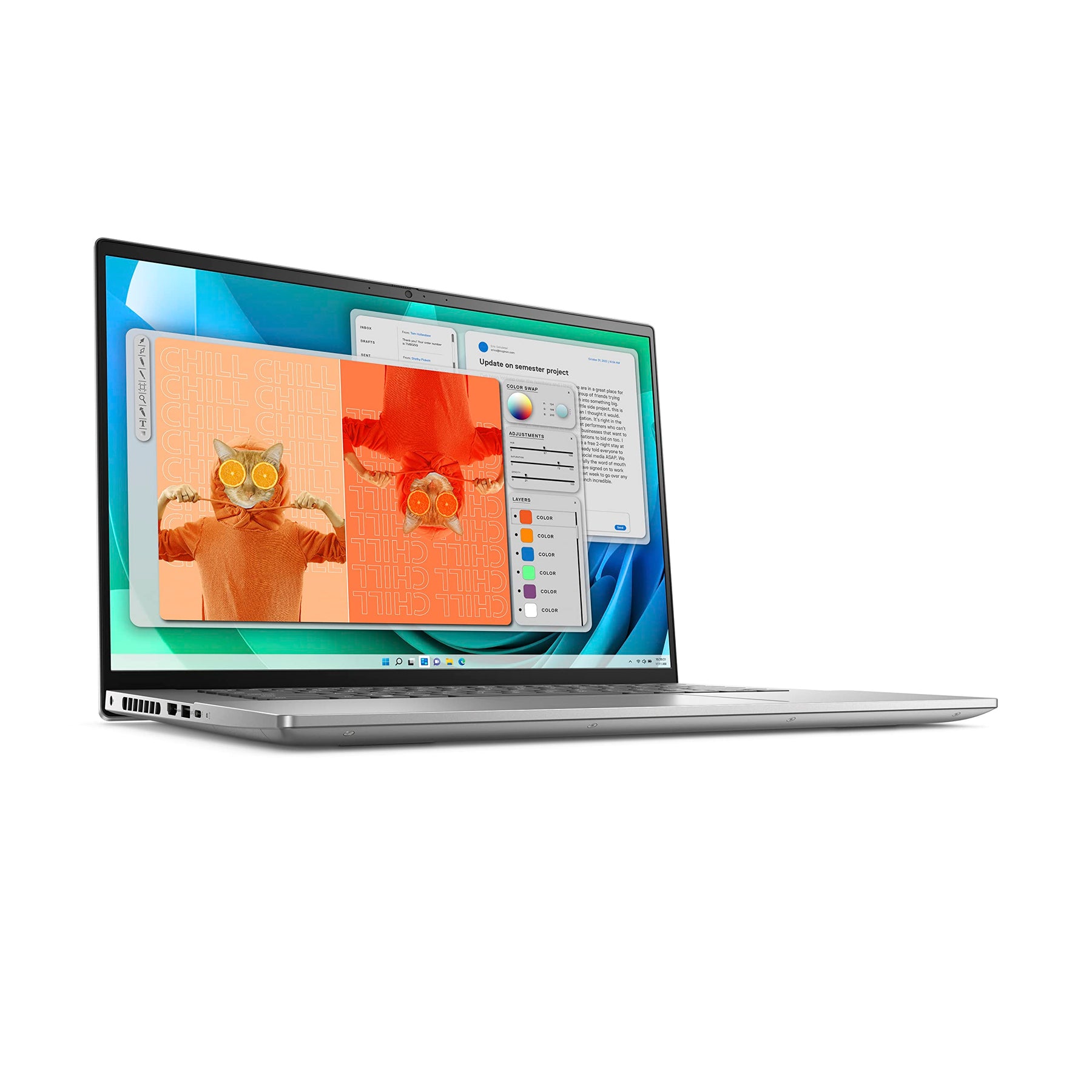 Dell Inspiron 7630 Laptop - 16.0-inch 16:10 2.5K (2560x1600) Display, Intel Core i7-13620H, 16GB LPDDR5 RAM, 1TB SSD, NVIDIA GeForce RTX 3050 GDDR6 Graphics, 1 Year Onsite Service - Platinum Silver