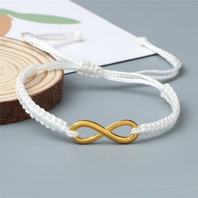 Infinity Charm Couple Bracelet