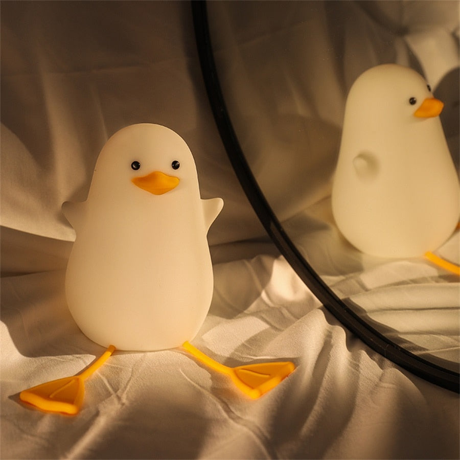 Cute Duck Bedside Night Lamp