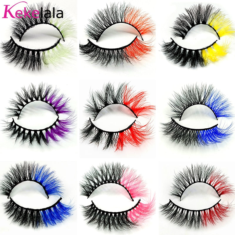 Two Color Mixed Eyelashes