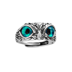 Adjustable  Owl Alloy Ring