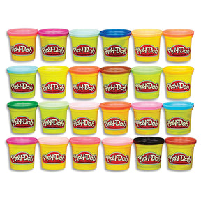 Play Doh Modeling Compound 24-Pack Case of Colors, Party Favors, Non-Toxic, Multi-Color, 3 Oz Cans, Kids Easter Basket Stuffers, Ages 2+ (Amazon Exclusive)