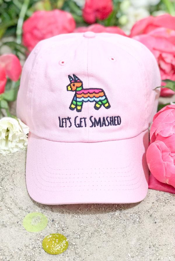 It's My Final Fiesta | Let's Get Smashed - Embroidered Bachelorette Party Dad Hats