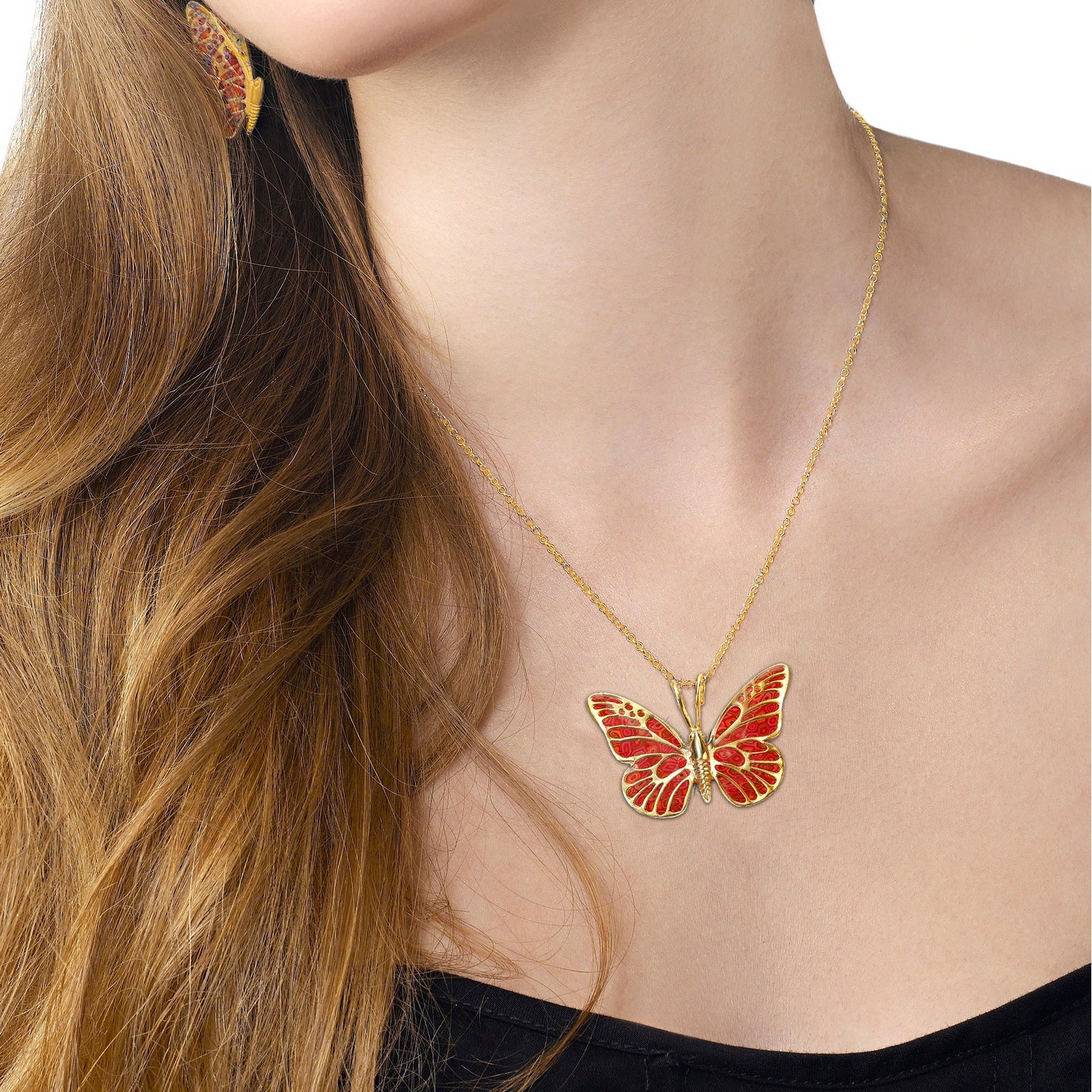 Handcrafted Butterfly Necklace