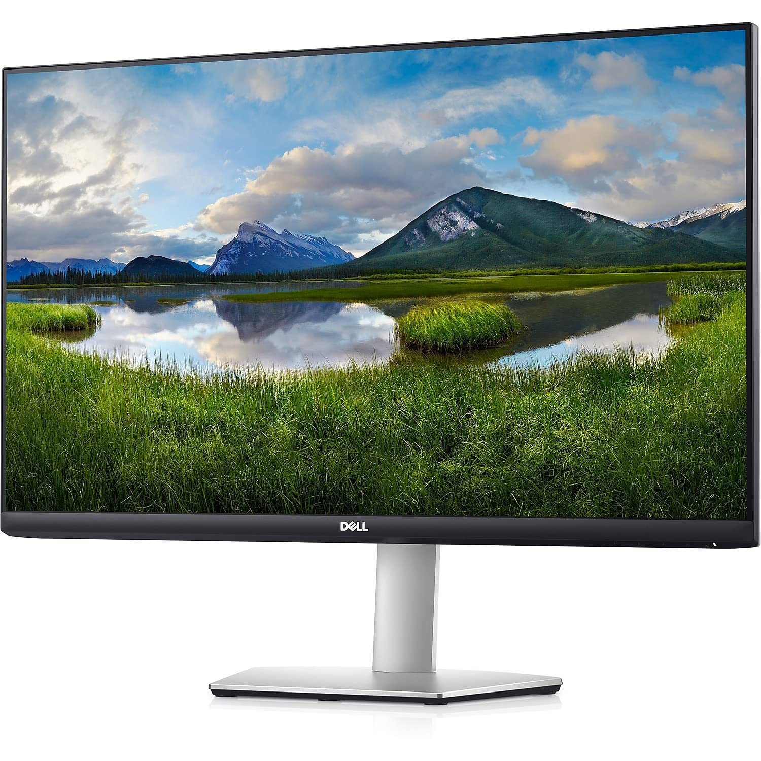 Dell S2721HS Full HD 1920 x 1080p, 75Hz IPS LED LCD Thin Bezel Adjustable Gaming Monitor, 4ms Grey-to-Grey Response Time, 16.7 Million Colors, HDMI ports, AMD FreeSync, Platinum Silver, 27.0" FHD