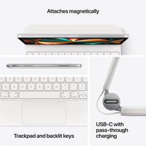 Apple Magic Keyboard for 12.9-inch iPad Pro 3rd Gen, 4th Gen, & 5th Gen - Black (Renewed)