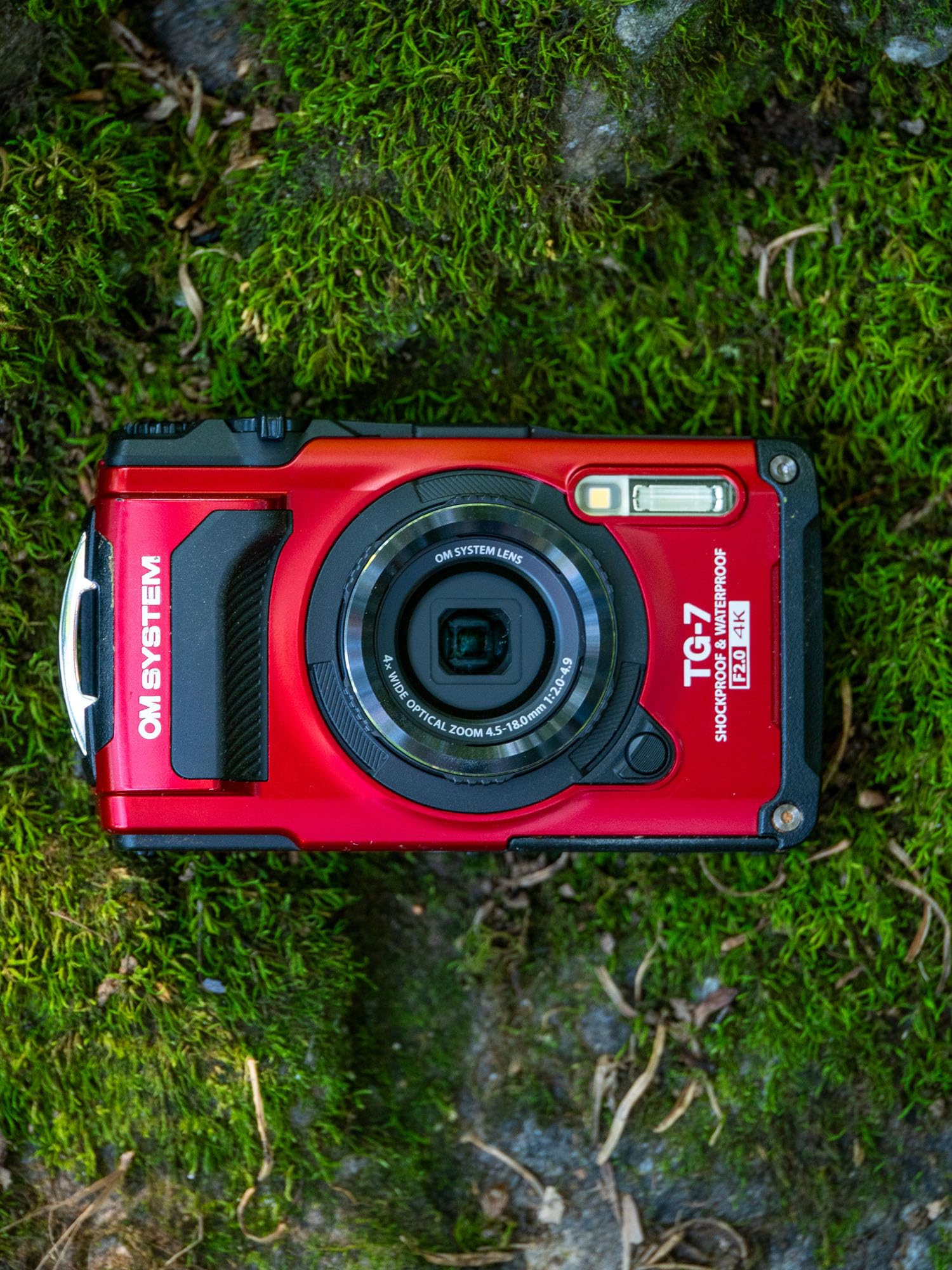 OM SYSTEM Tough TG-7 Digital Camera - Red