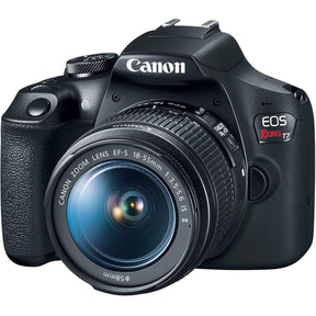 Canon EOS Rebel T7 DSLR Camera|2 Lens Kit with EF18-55mm + EF 75-300mm Lens, Black