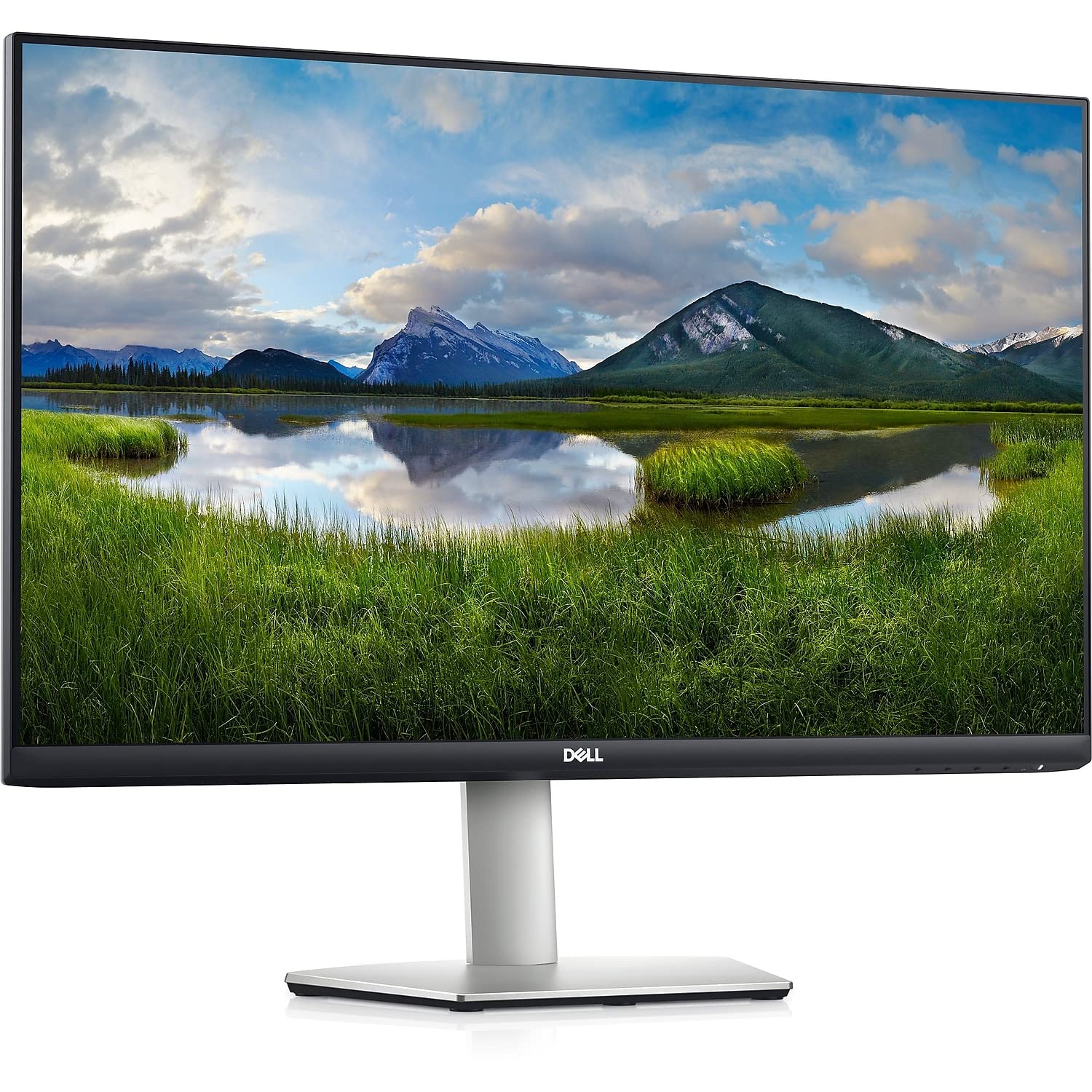 Dell S2721HS Full HD 1920 x 1080p, 75Hz IPS LED LCD Thin Bezel Adjustable Gaming Monitor, 4ms Grey-to-Grey Response Time, 16.7 Million Colors, HDMI ports, AMD FreeSync, Platinum Silver, 27.0" FHD