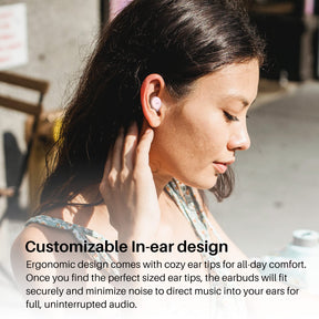 TOZO A1 Mini Bluetooth 5.3 Wireless Earbuds with Charging Case - IPX5 Waterproof, Premium Sound, Built-in Mic