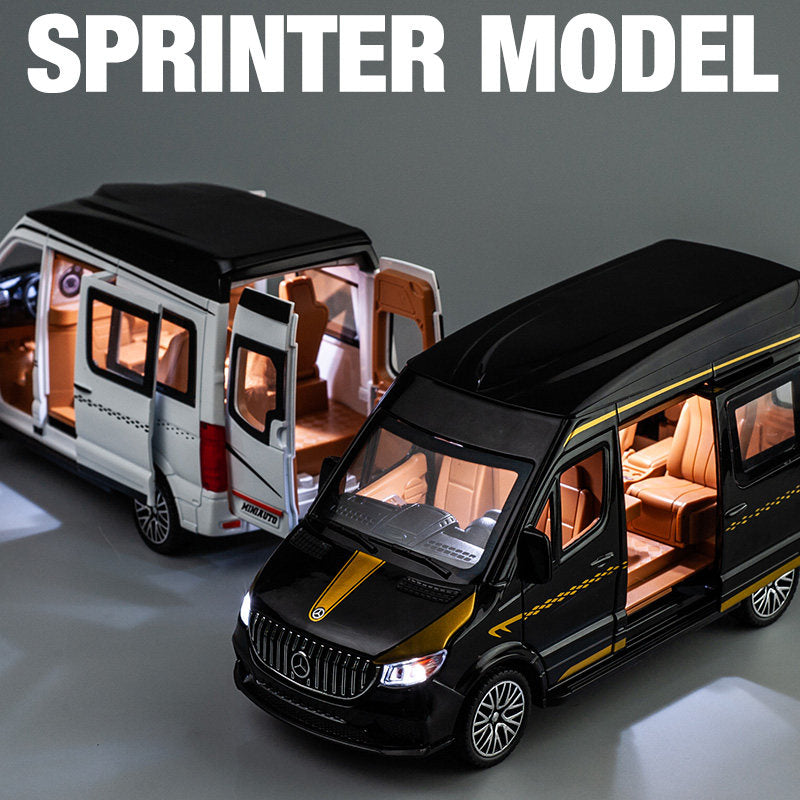 1:24 Alloy Benz Sprinter MPV Van Toy Car