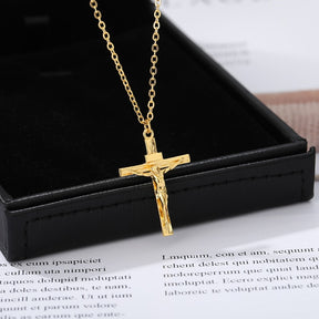 Stainless Steel Chain Cross Necklace