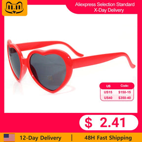 Heart Shape Light Change Sunglasses